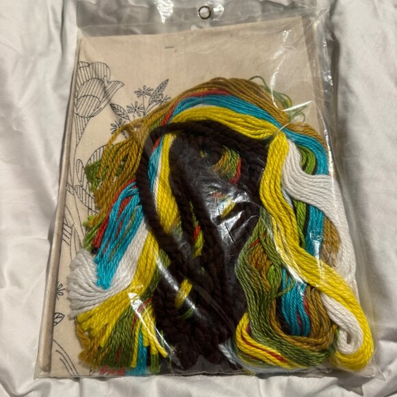 Vintage Creative Stitchery Pillow Kit Cheerie Crocus 891A Hong Kong - Picture 7 of 10